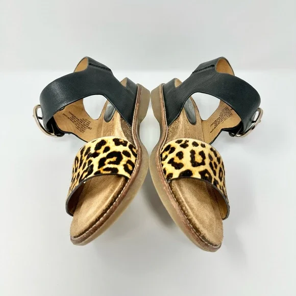 Sofft Leopard, Black and Tan Sandals Size 6 - Picture 5 of 10